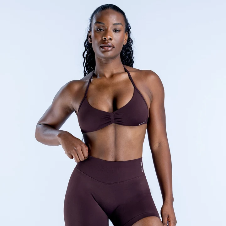 Impact Strappy Bra Espresso - 2